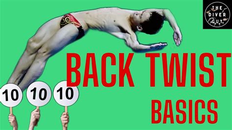 Back Flip Half Twist Diving