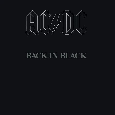 back in black album cover
