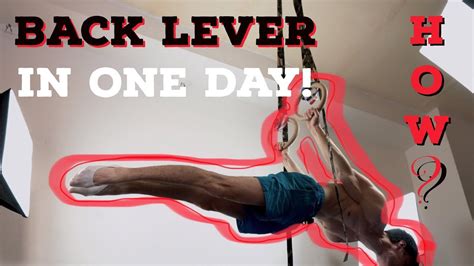 Back Lever Requirements