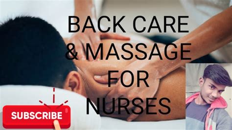 Back Massage Steps In Nursing
