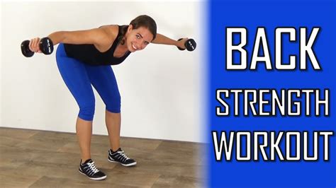 Back Strength Training With Dumbbells