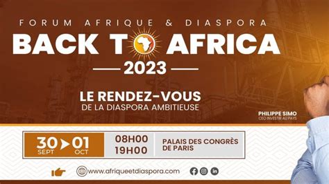 back to africa 30 septembre 2023