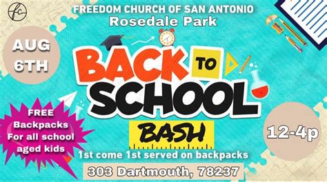 Back To School Bash San Antonio