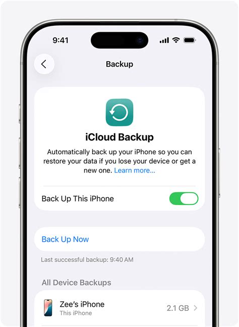 Back Up Icloud Apple Support