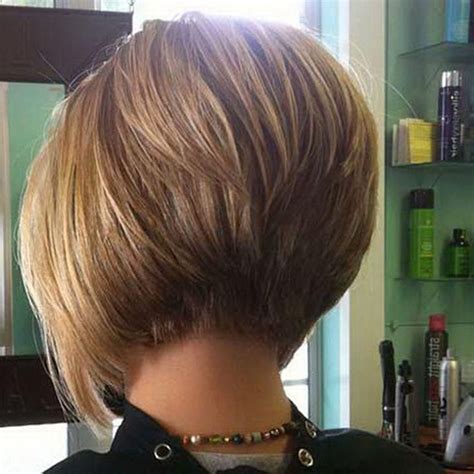 Free Back View Of Inverted Bob Hairstyles With Simple Style