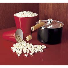 Back To Basics Stove Top Popcorn Popper Aluminum And Wooden Crank