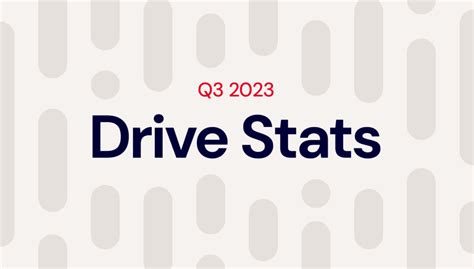 backblaze drive stats for q3 2023
