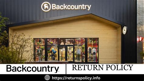 Backcountry Return Order