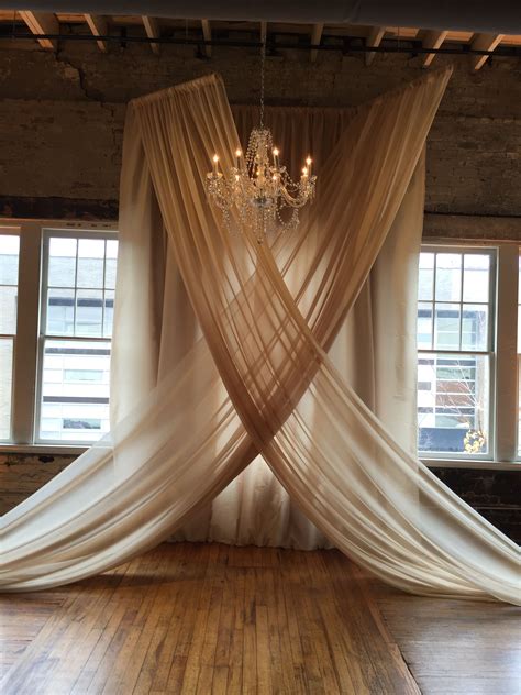 Backdrop Using Curtains