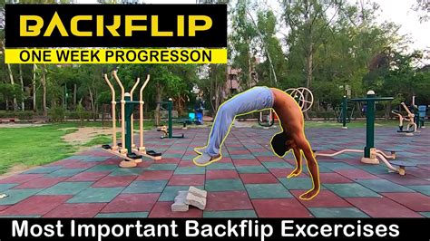 Backflip Exercises