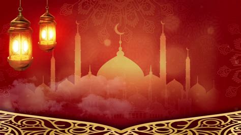 Background Ramadhan Merah