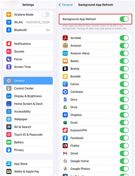 background app refresh android