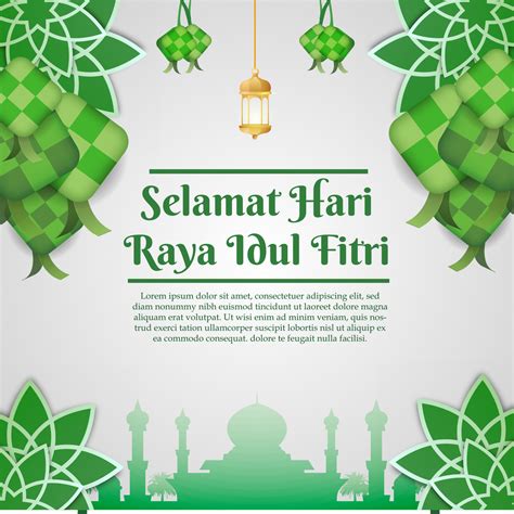 Background Banner Idul Fitri