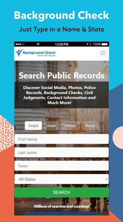 Background Check App