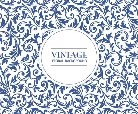 Background Floral Vintage Vector