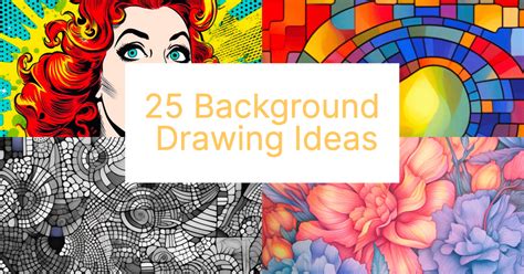 Background Ideas For Drawings Easy