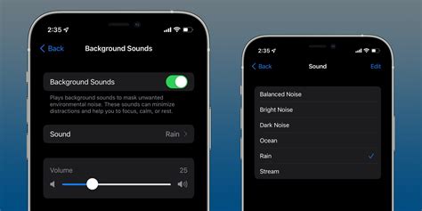 background noise iphone