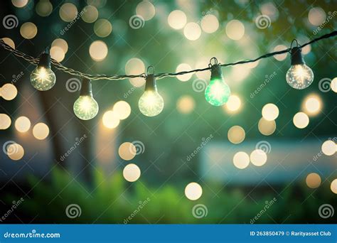 Background With String Lights