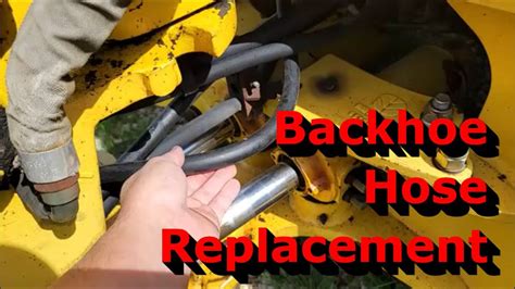 Backhoe Extendahoe Hose Replacement