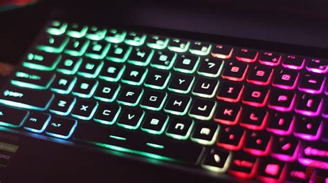 backlight keyboard settings change color