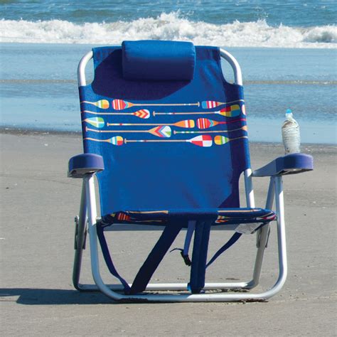 Tommy Bahama Backpack Folding Beach Chair in Blue Costco UK