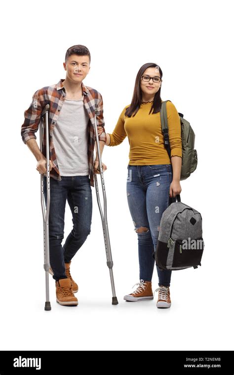 Backpack And Crutches