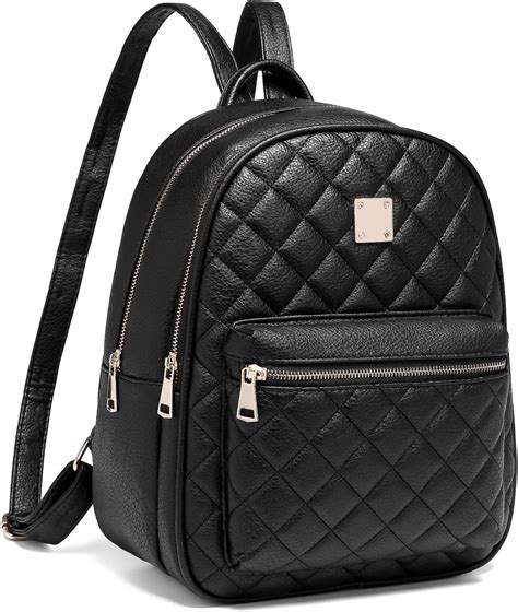 Backpack Black Small Leather