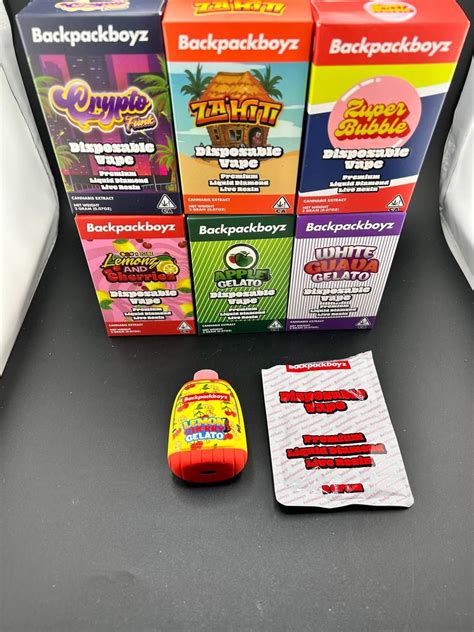 Backpack Boyz Weed Menu