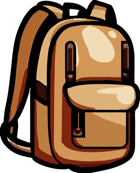 Backpack On Floor Clipart