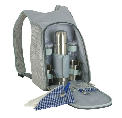 Backpack Picnic Set For 2 With Flask