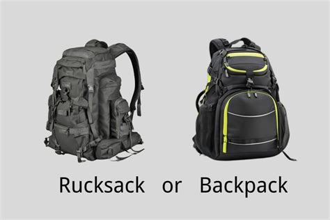 Backpack Rucksack Meaning