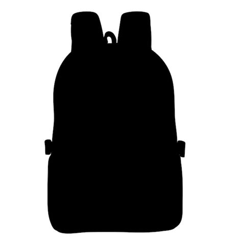 Backpack Silhouette Clipart