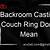 backroom casting couch ring dont mean a thing