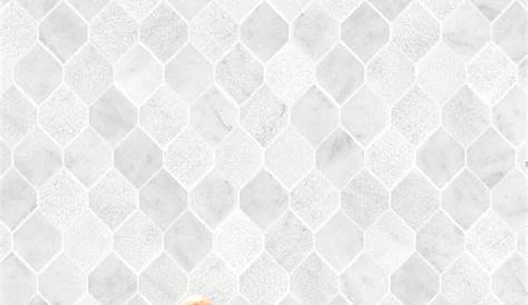 Carrara White 1x2 3D Polished Marble Mosaic Backsplash Tile USA