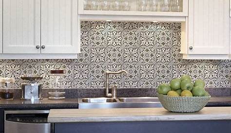 Pattern backsplash feature | Tile stores, Kitchen design, Tile design