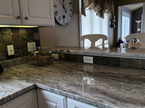 Review Of Backsplash Tile To Go With Fantasy Brown Granite References