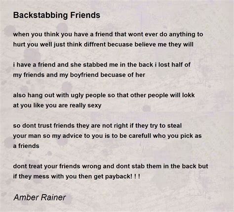 backstabber disloyal friend quotes