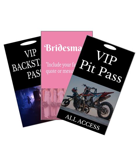 backstage passes