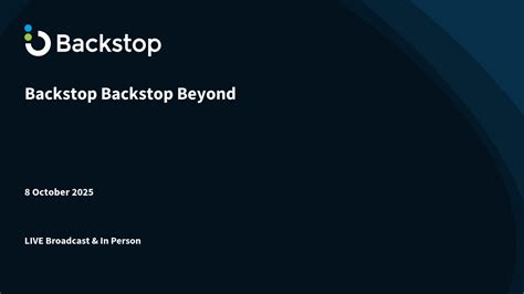 Backstop Acquired By Ion