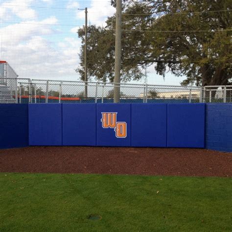 Backstop Padding With Custom Graphics