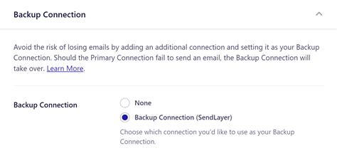 Backup Connection BRILink