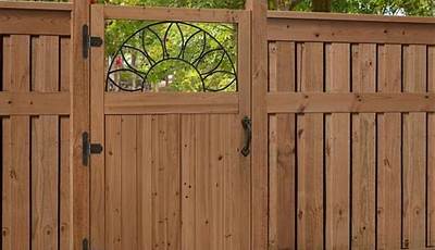 Backyard Fence Door