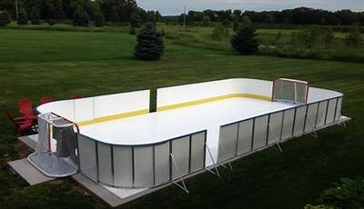 Backyard Hockey Rink Size