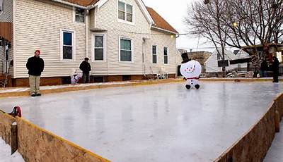 Backyard Ice Rink Diy Cheap