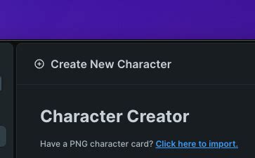 backyard ai import character