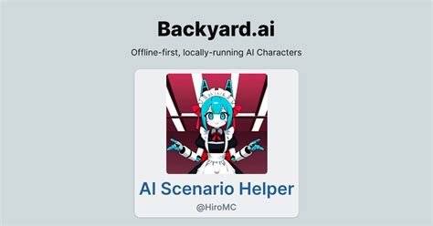 backyard ai scenario