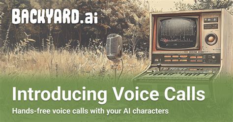 backyard ai voice call