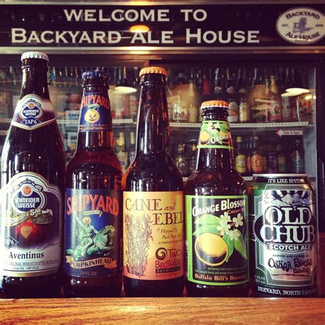 backyard ale house drinks