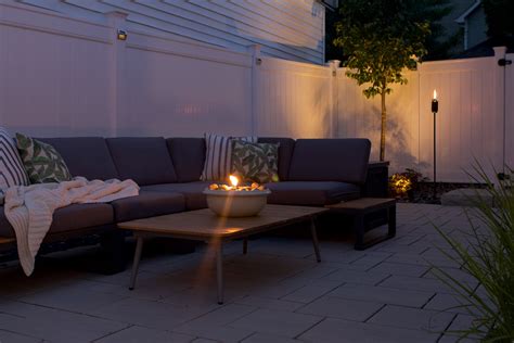 Backyard At Night