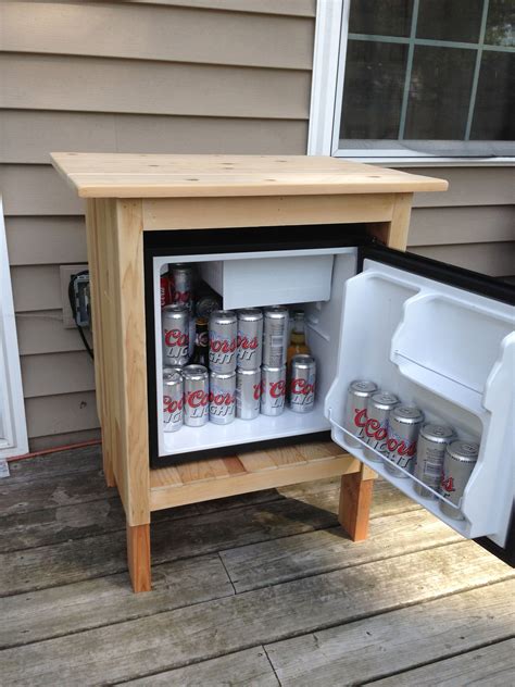 backyard bar fridge
